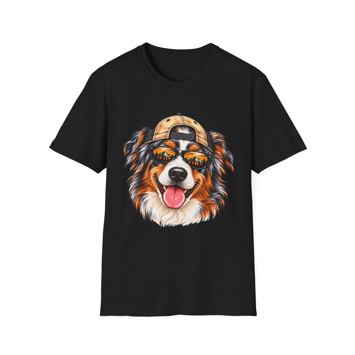 Australian Shepherd Hat backwards T-Shirt