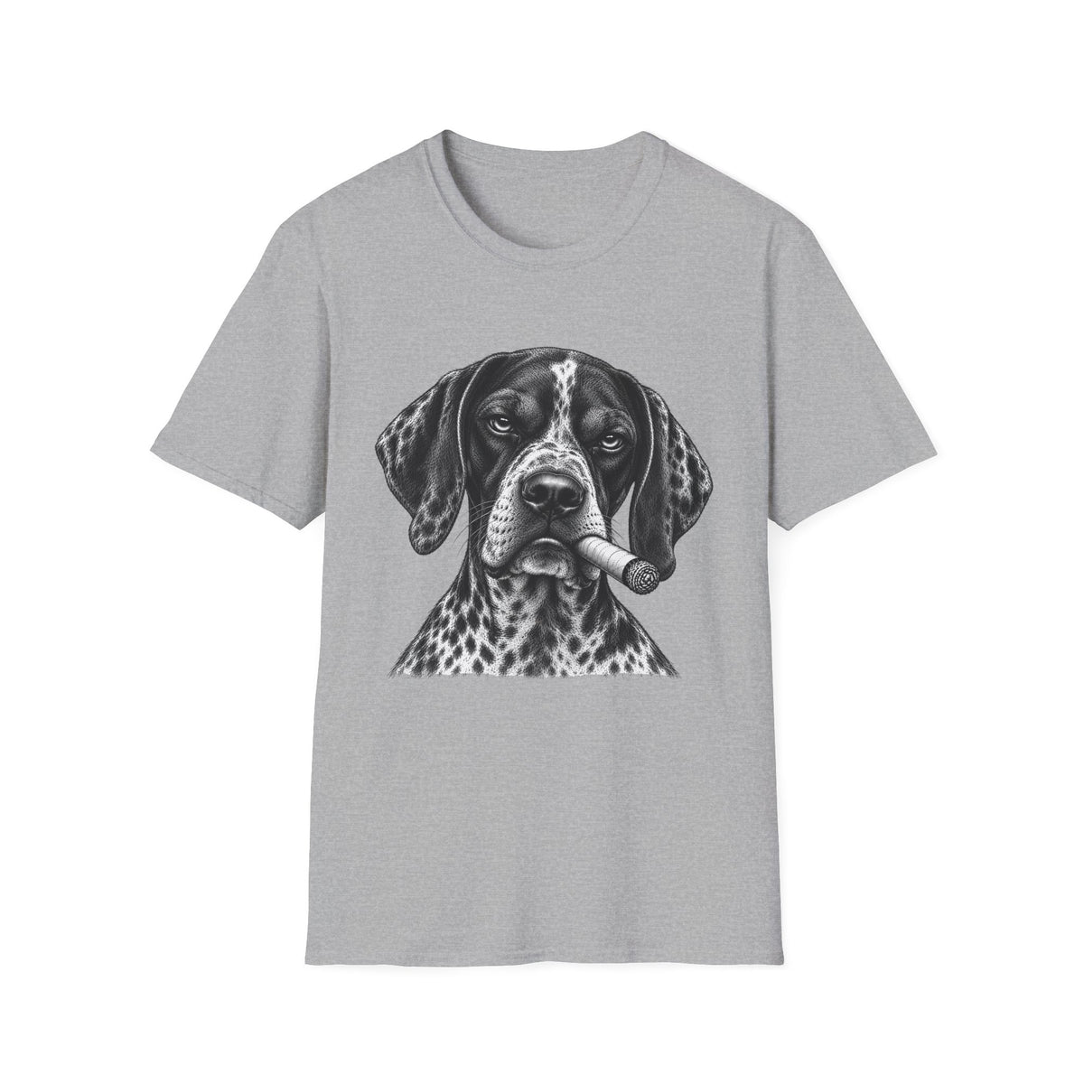 German Shorthaired Pointer with a Cigar T-Shirt