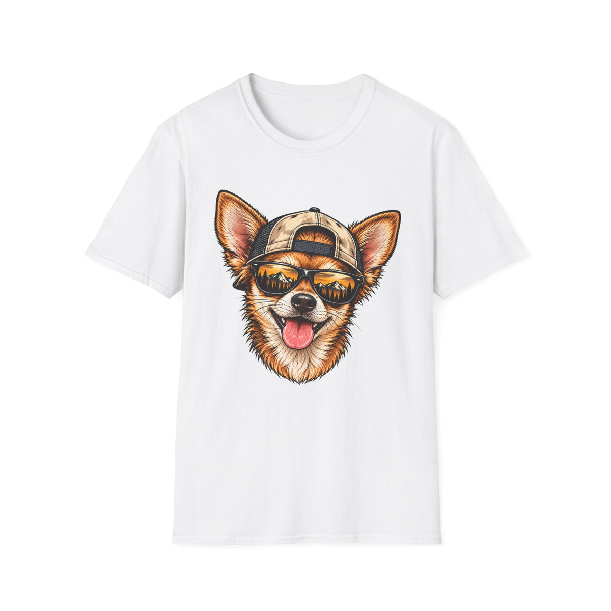 Chihuahua Hat backwards T-Shirt