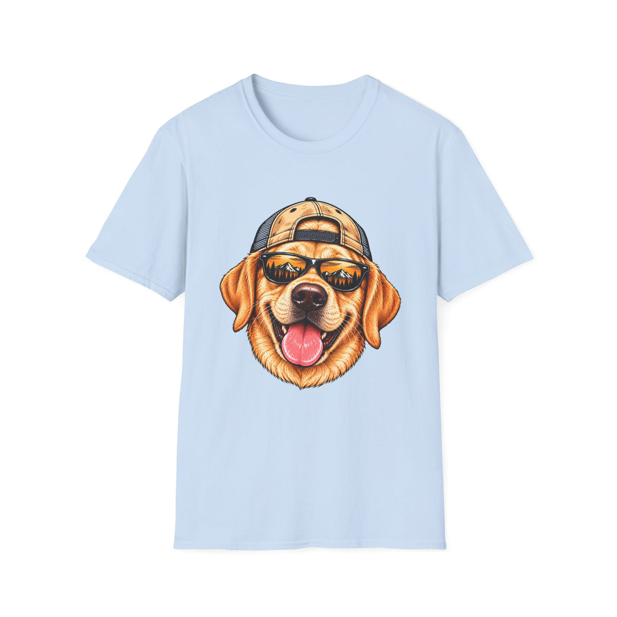 Yellow Lab Hat backwards T-Shirt