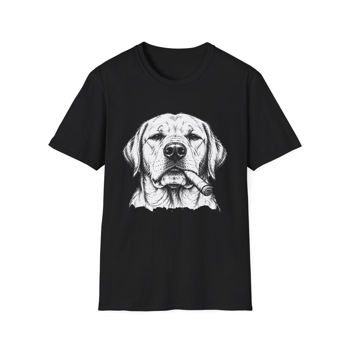 Labrador Retriever with a Cigar T-Shirt