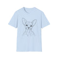 Chihuahua Line art T-Shirt
