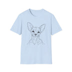Chihuahua Line art T-Shirt