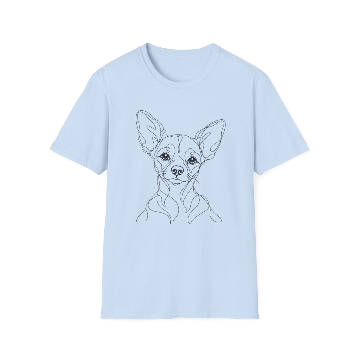 Chihuahua Line art T-Shirt