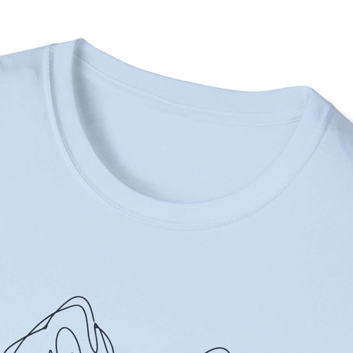 Samoyed Line art T-Shirt