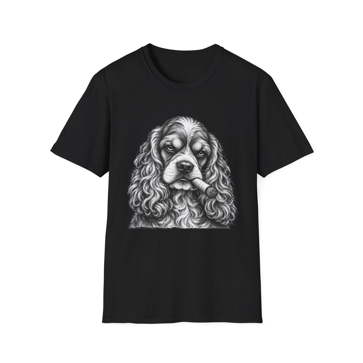 Cocker Spaniel with a Cigar T-Shirt