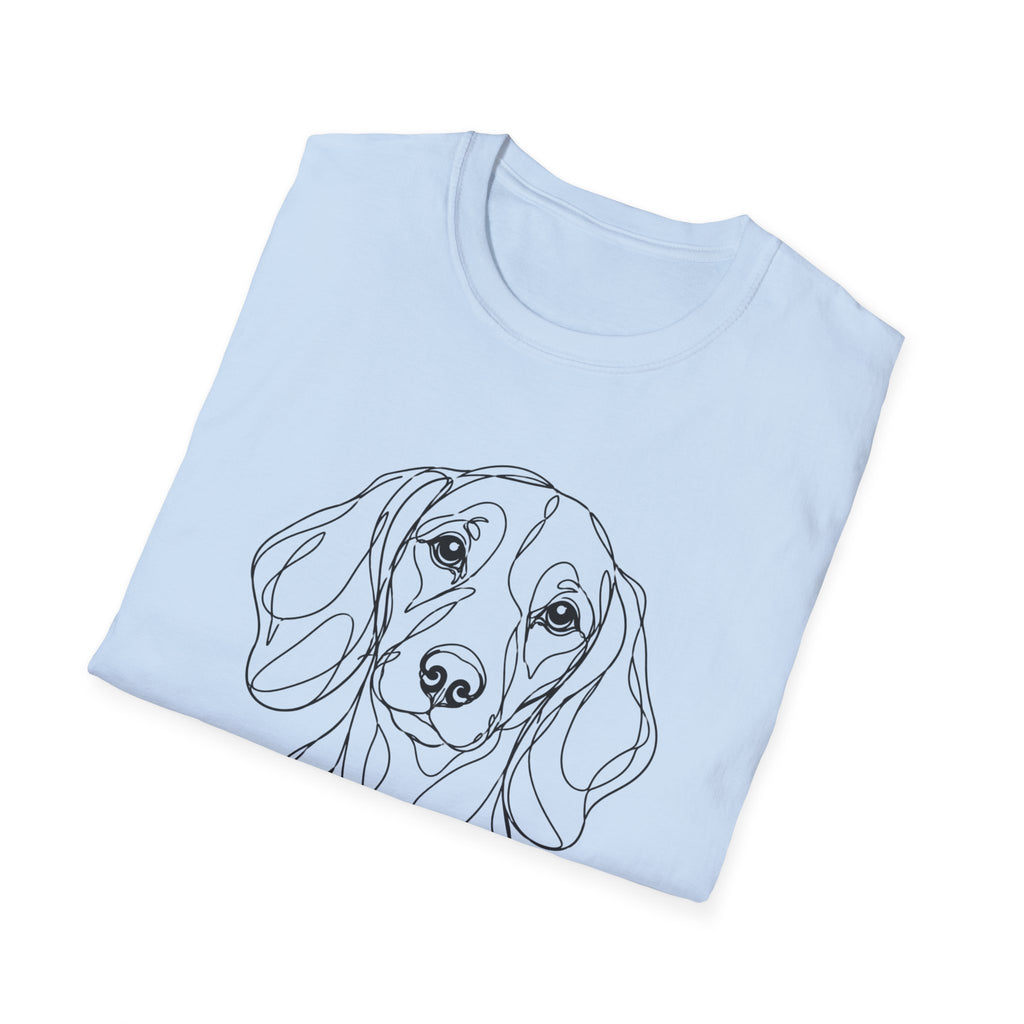 Dachshund Line art T-Shirt