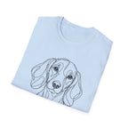 Dachshund Line art T-Shirt