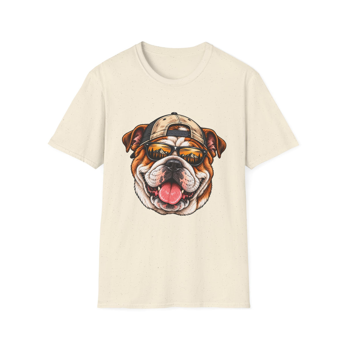 Bulldog Hat backwards T-Shirt