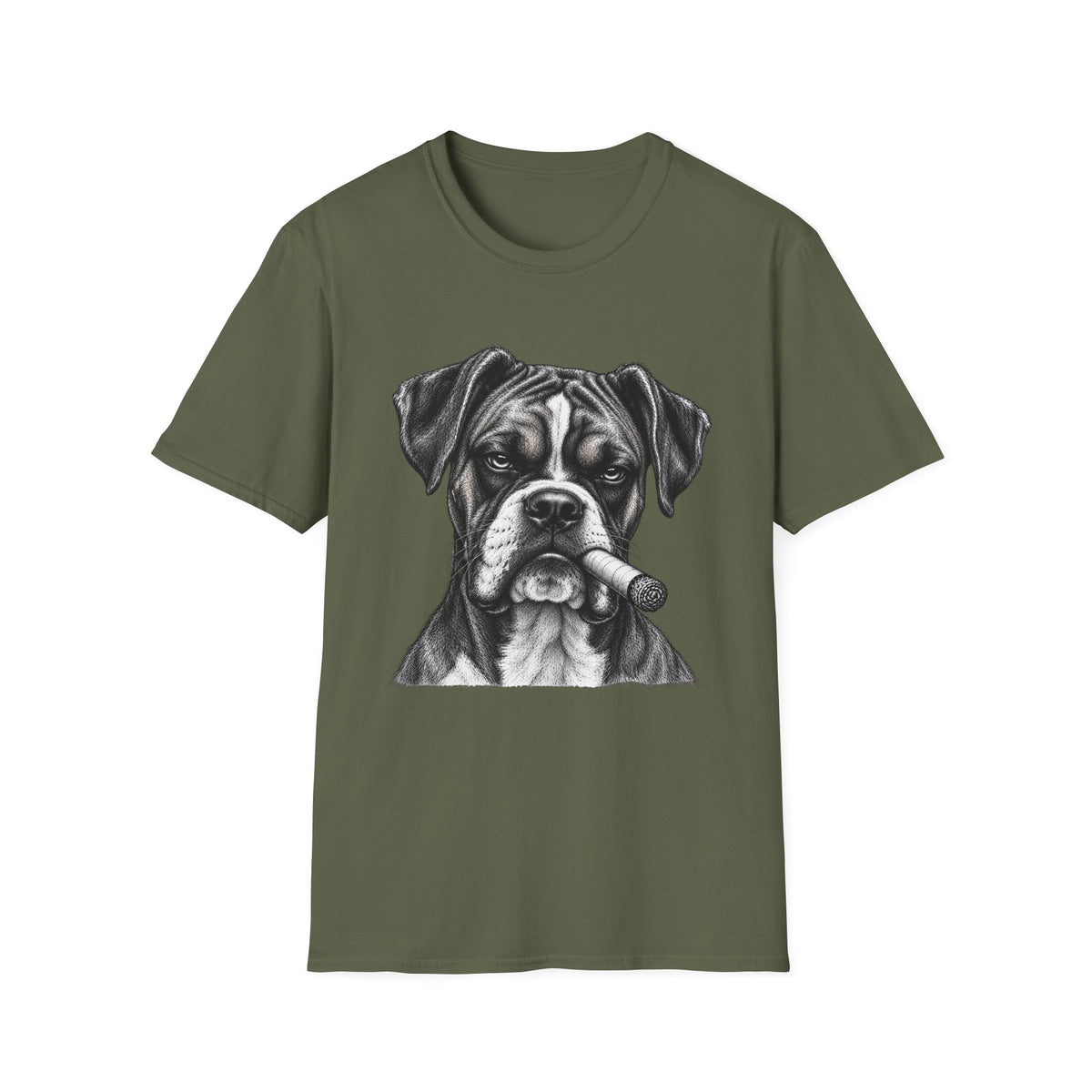 Boxer with a Cigar T-Shirt