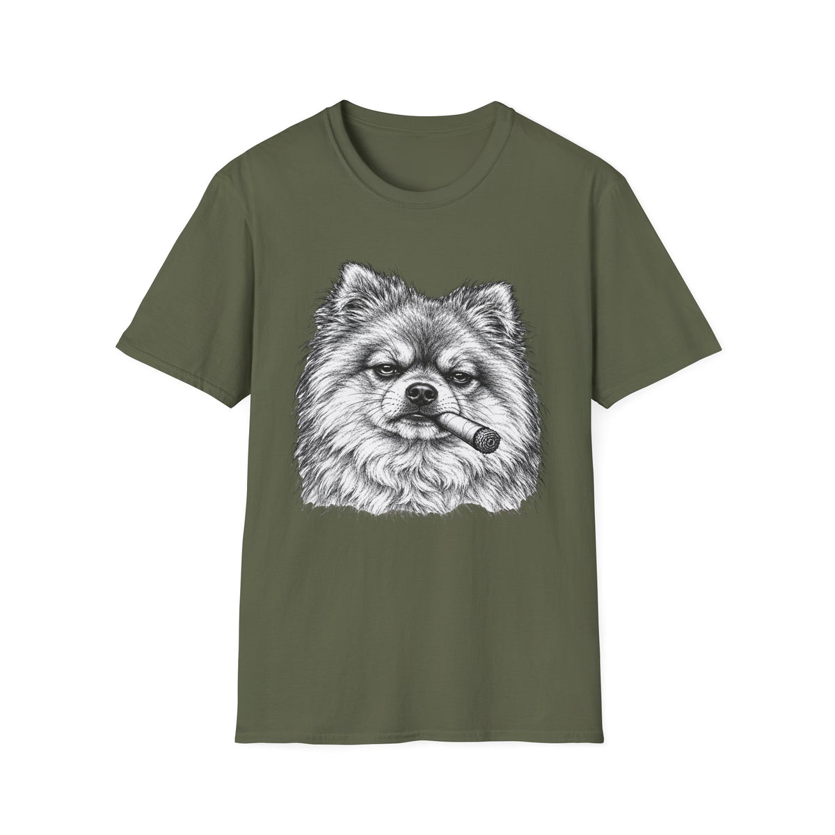 Pomeranian with a Cigar T-Shirt