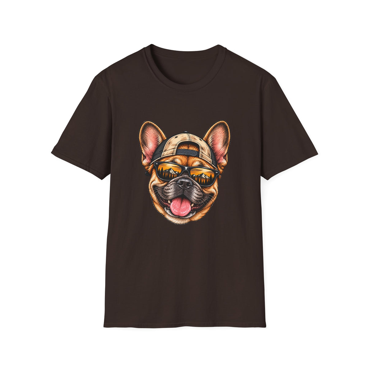 French Bulldog Hat backwards T-Shirt