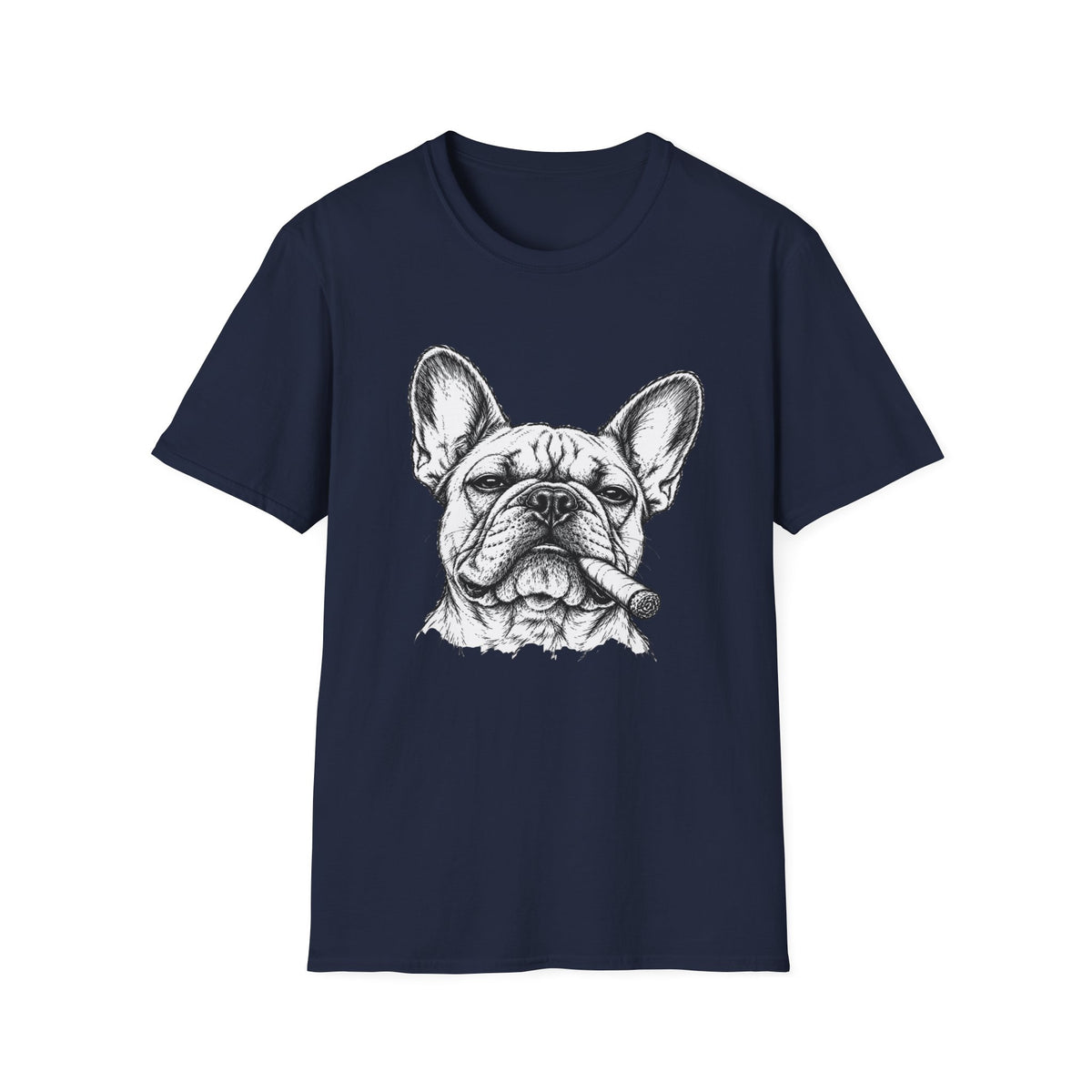French Bulldog with a Cigar T-Shirt