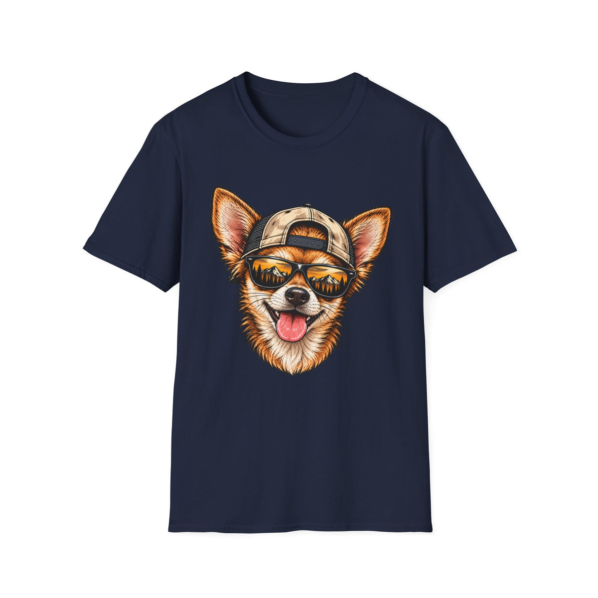 Chihuahua Hat backwards T-Shirt