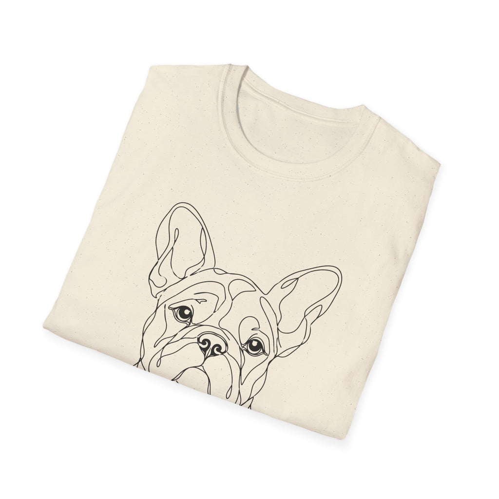 French Bulldog Line art T-Shirt