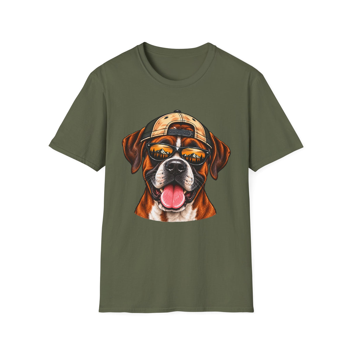 Boxer Hat backwards T-Shirt