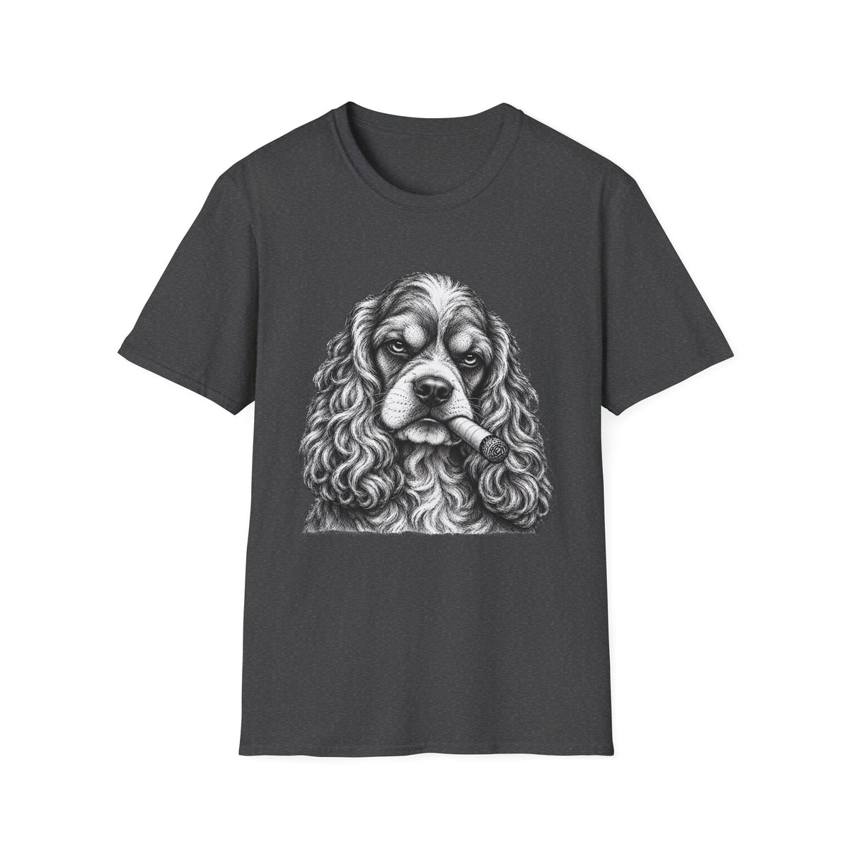 Cocker Spaniel with a Cigar T-Shirt