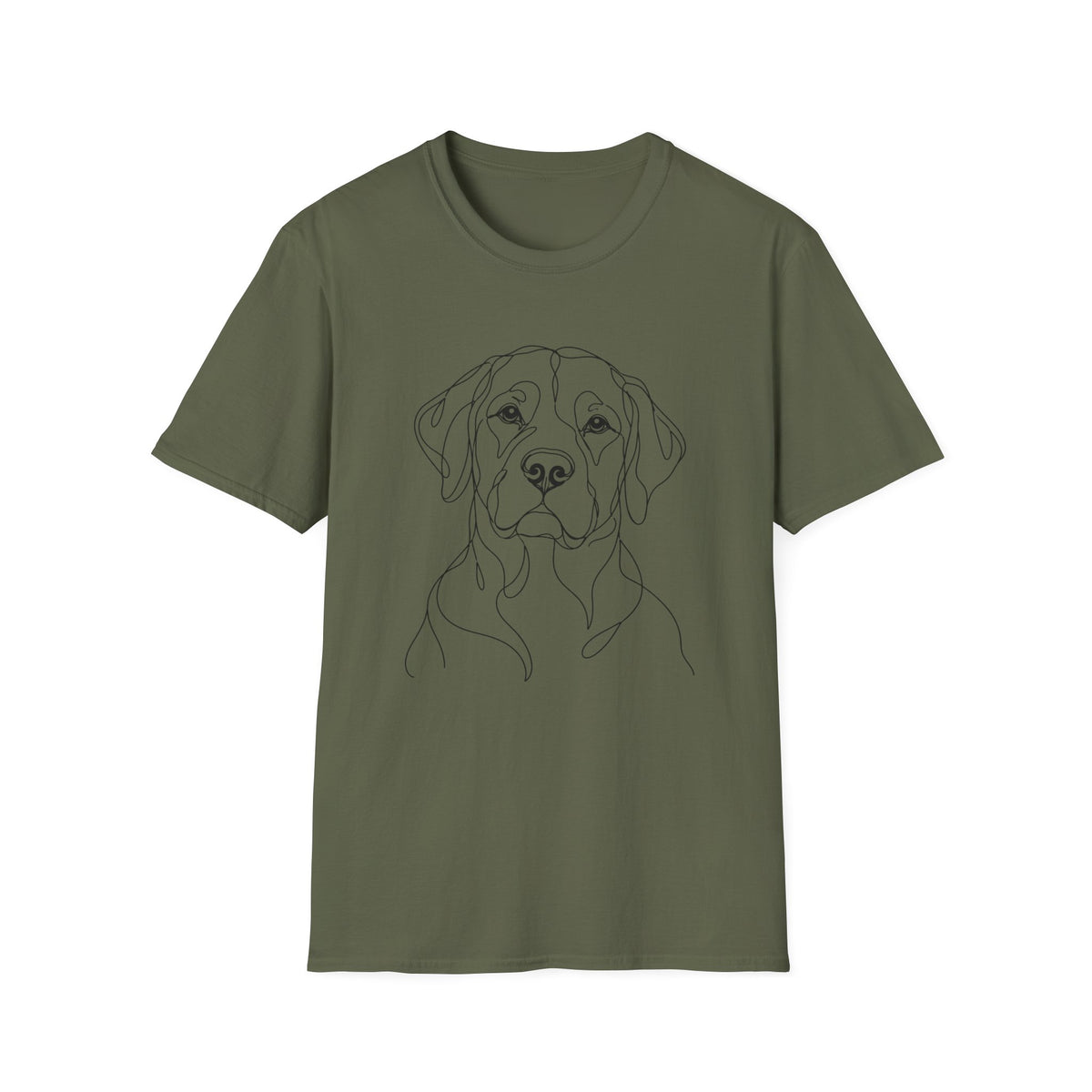 Labrador Retriever Line art T-Shirt