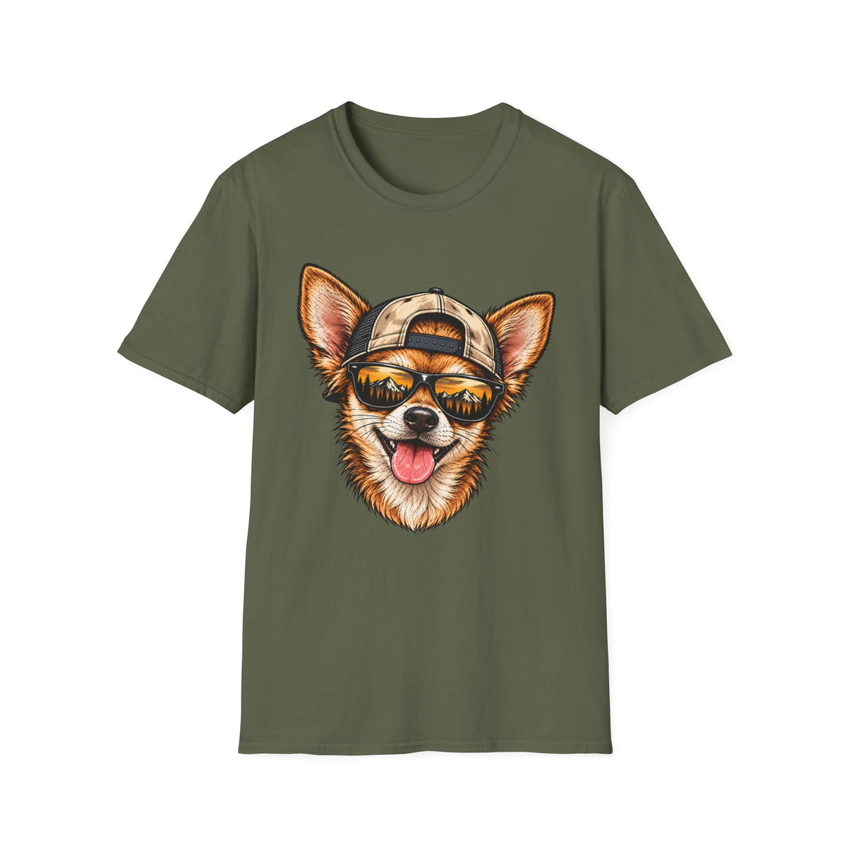 Chihuahua Hat backwards T-Shirt