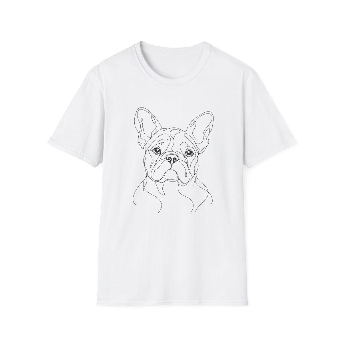 French Bulldog Line art T-Shirt