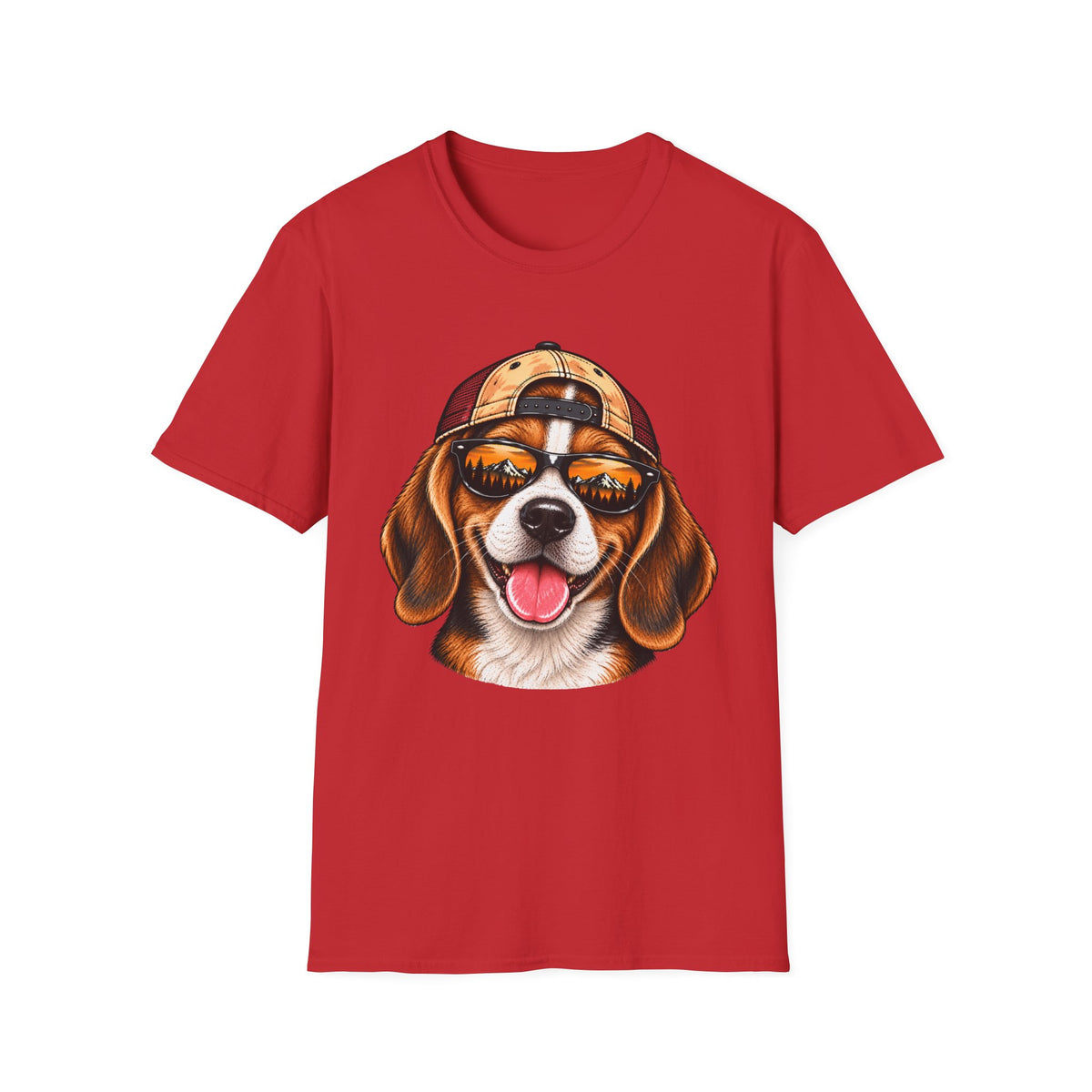 Beagle Hat backwards T-Shirt
