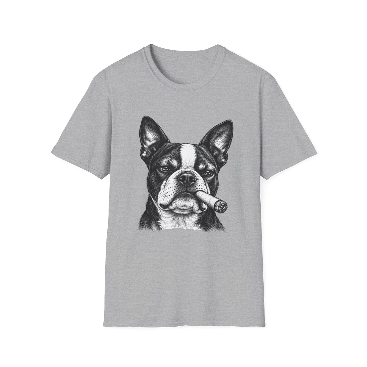 Boston Terrier with a Cigar T-Shirt
