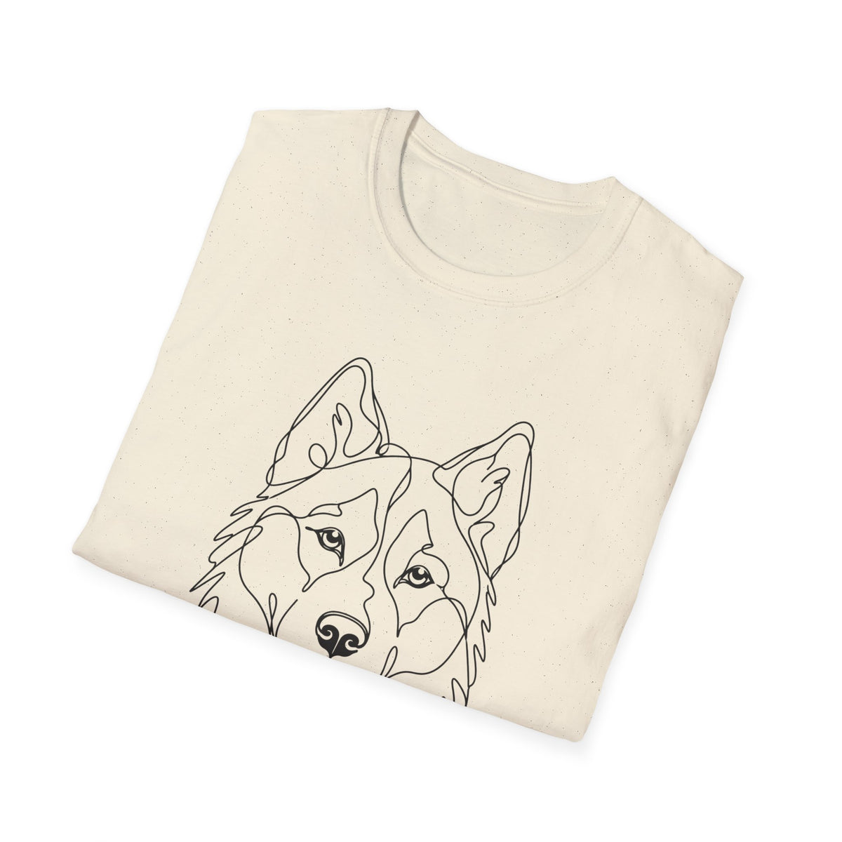 Husky Line art T-Shirt