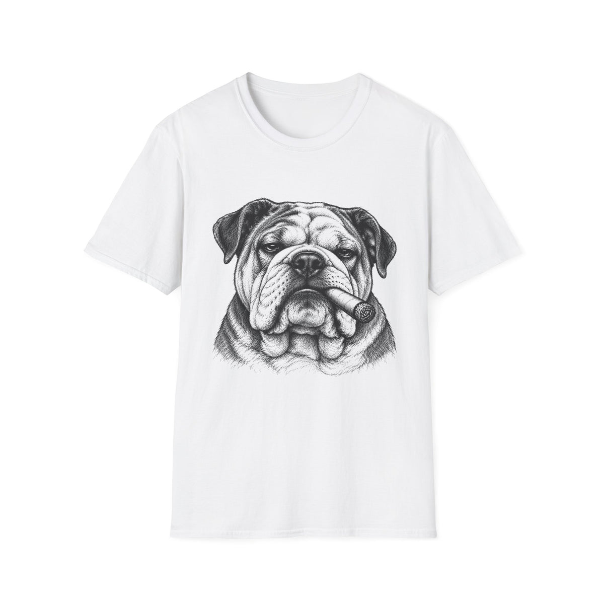 Bulldog with a Cigar T-Shirt