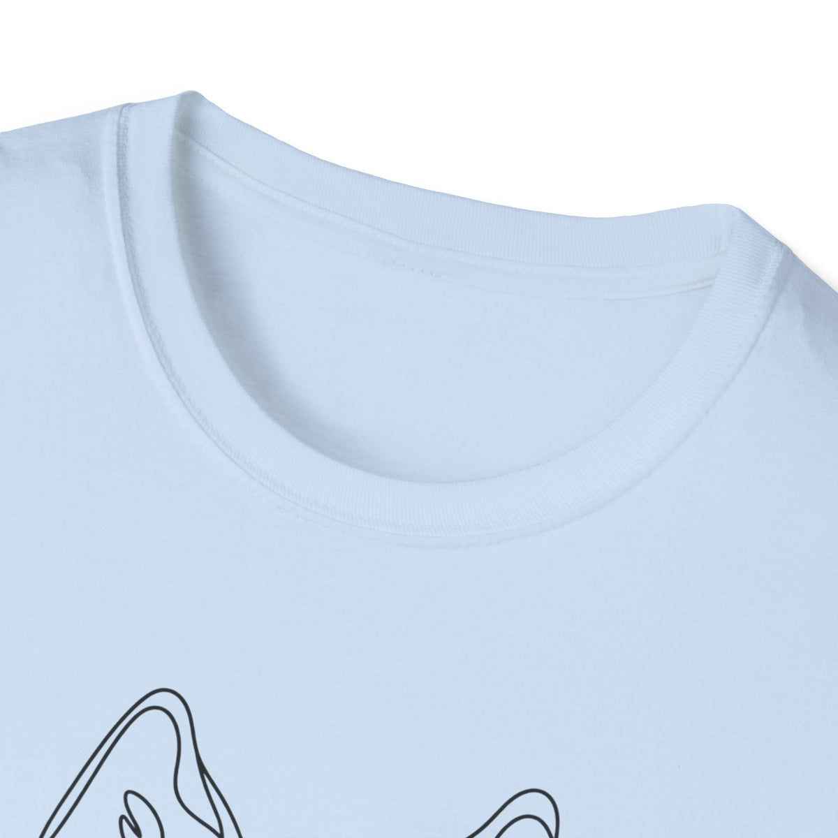 Husky Line art T-Shirt