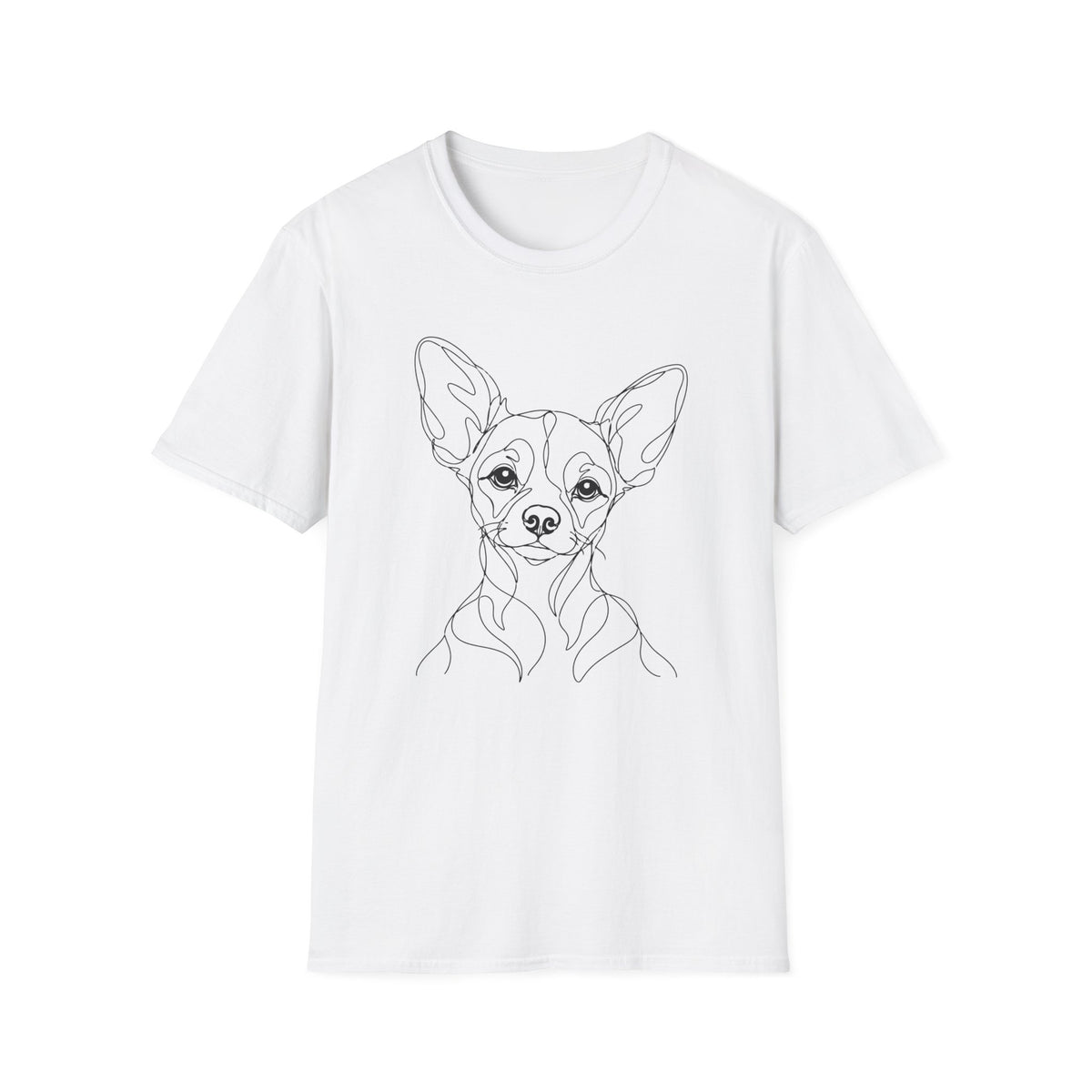 Chihuahua Line art T-Shirt