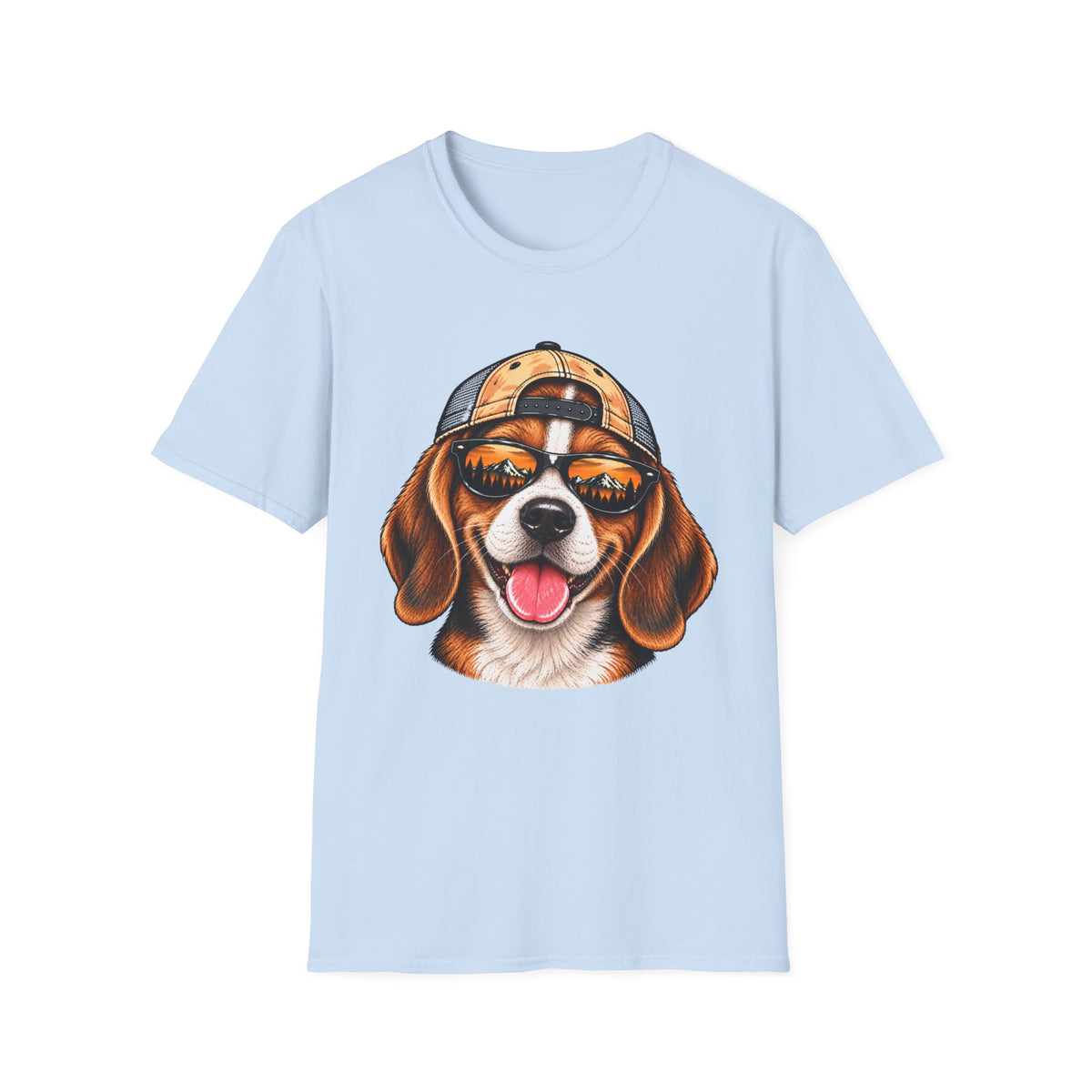 Beagle Hat backwards T-Shirt