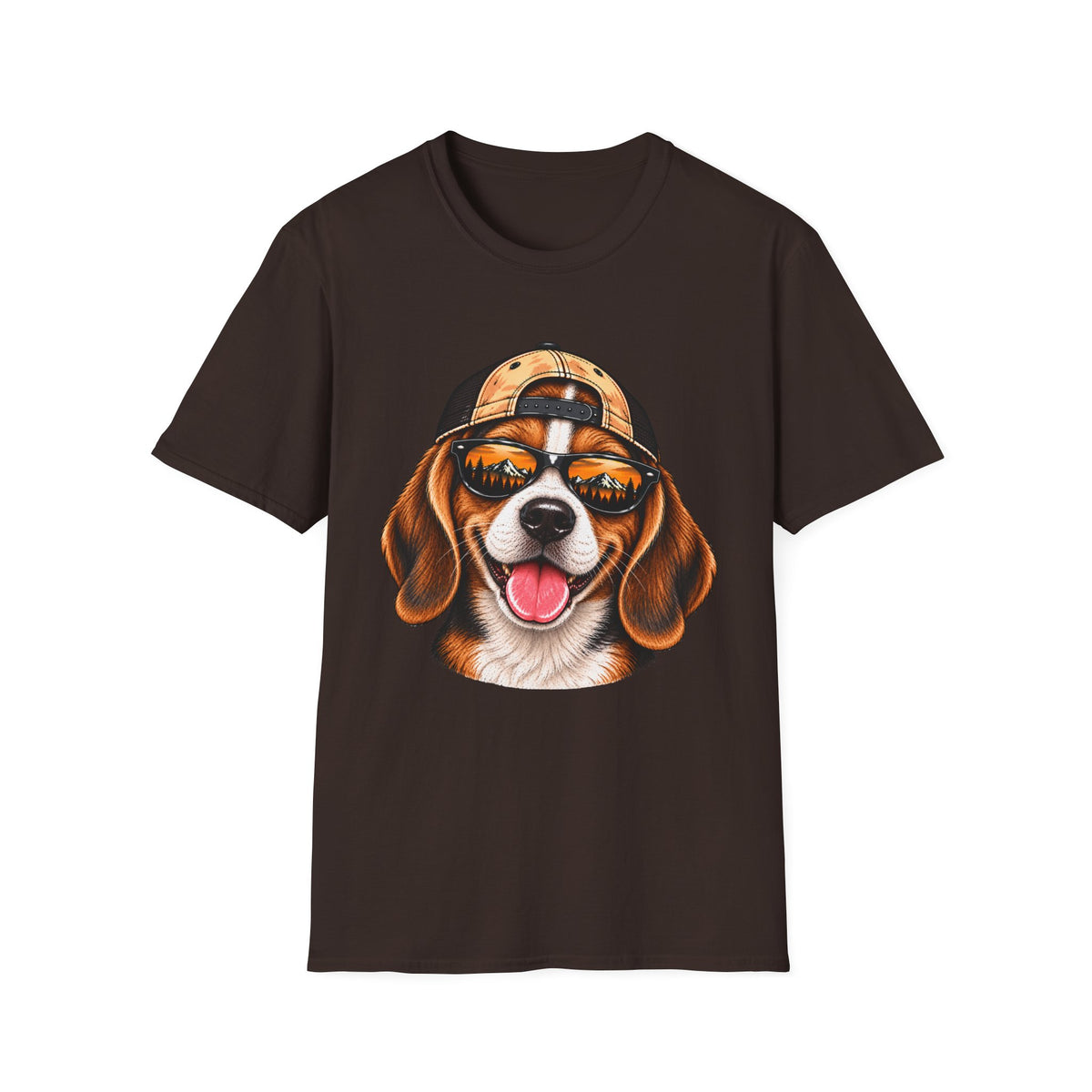Beagle Hat backwards T-Shirt