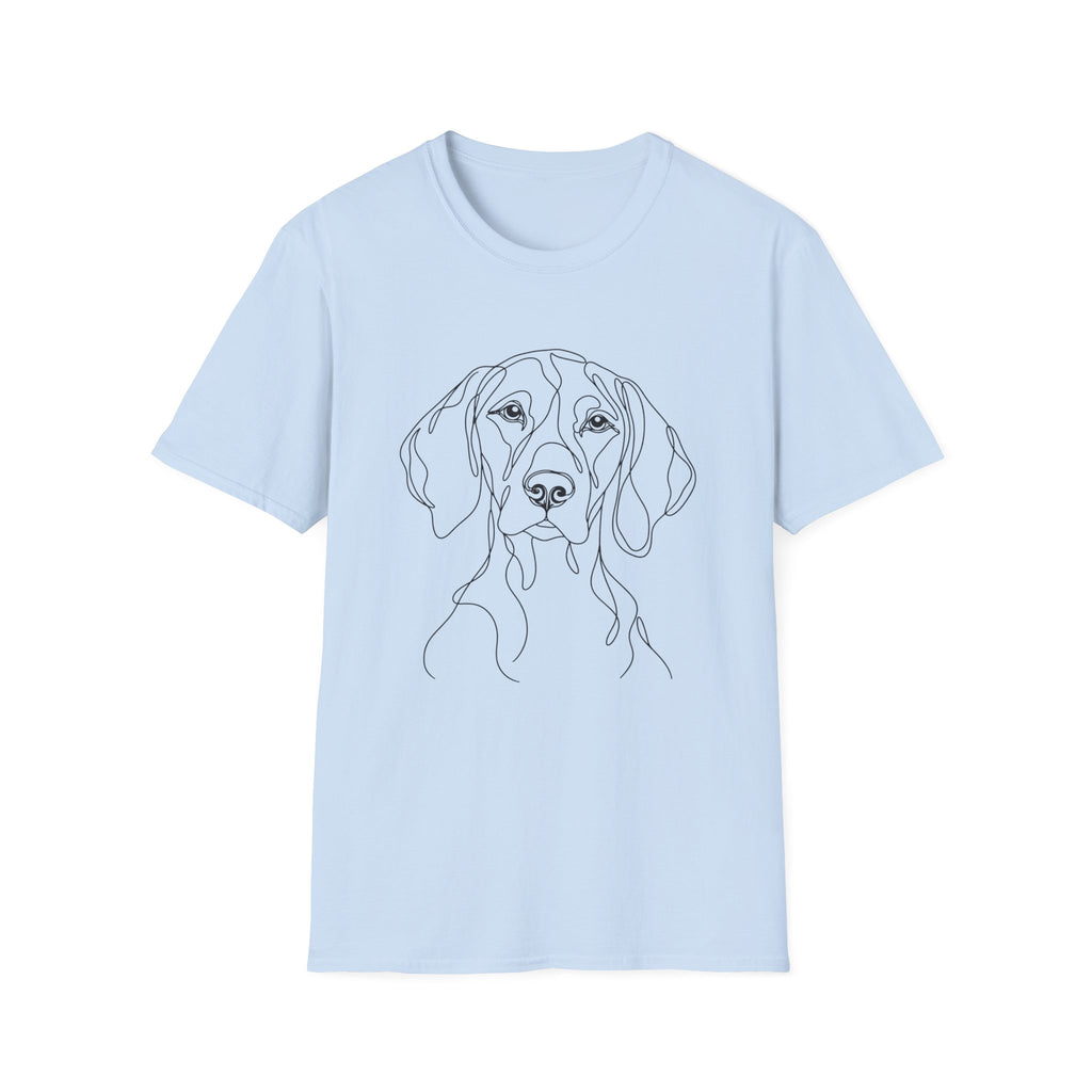 German Shorthaired Pointer line art T-Shirt