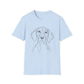 German Shorthaired Pointer line art T-Shirt