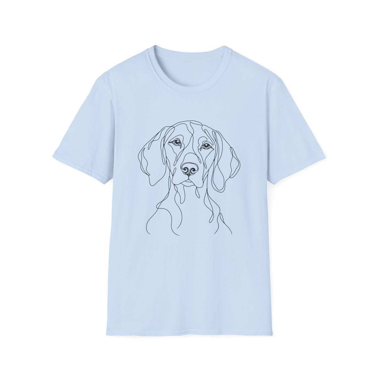 German Shorthaired Pointer line art T-Shirt