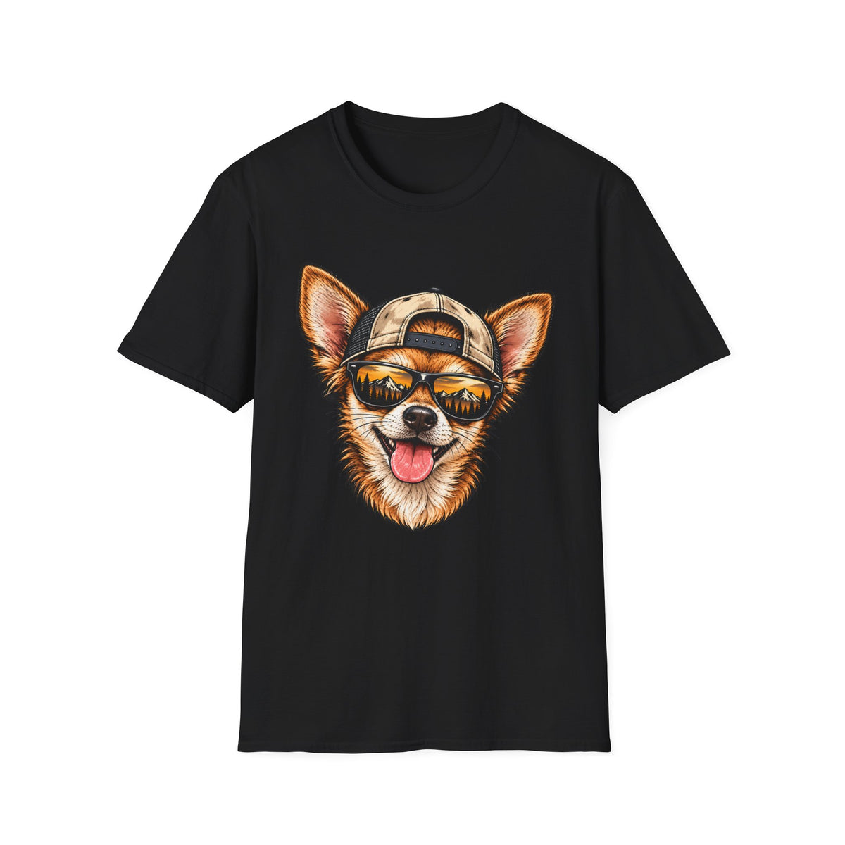 Chihuahua Hat backwards T-Shirt