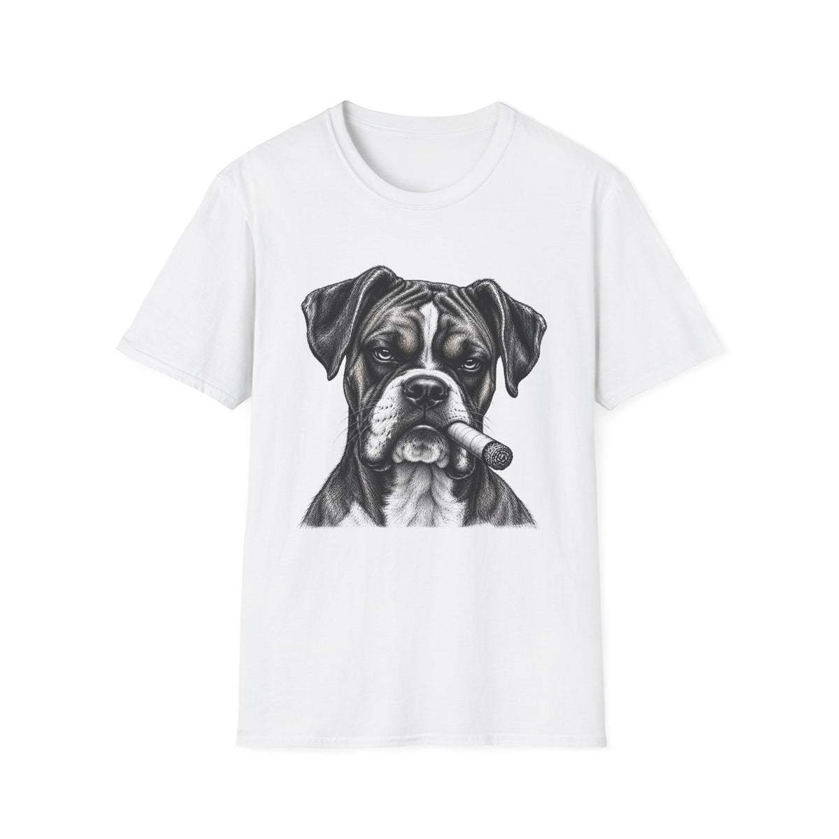 Boxer with a Cigar T-Shirt