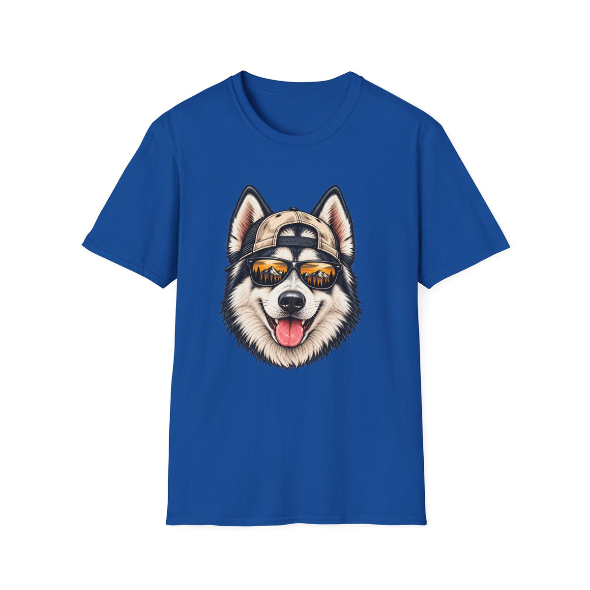 Husky Hat backwards T-Shirt