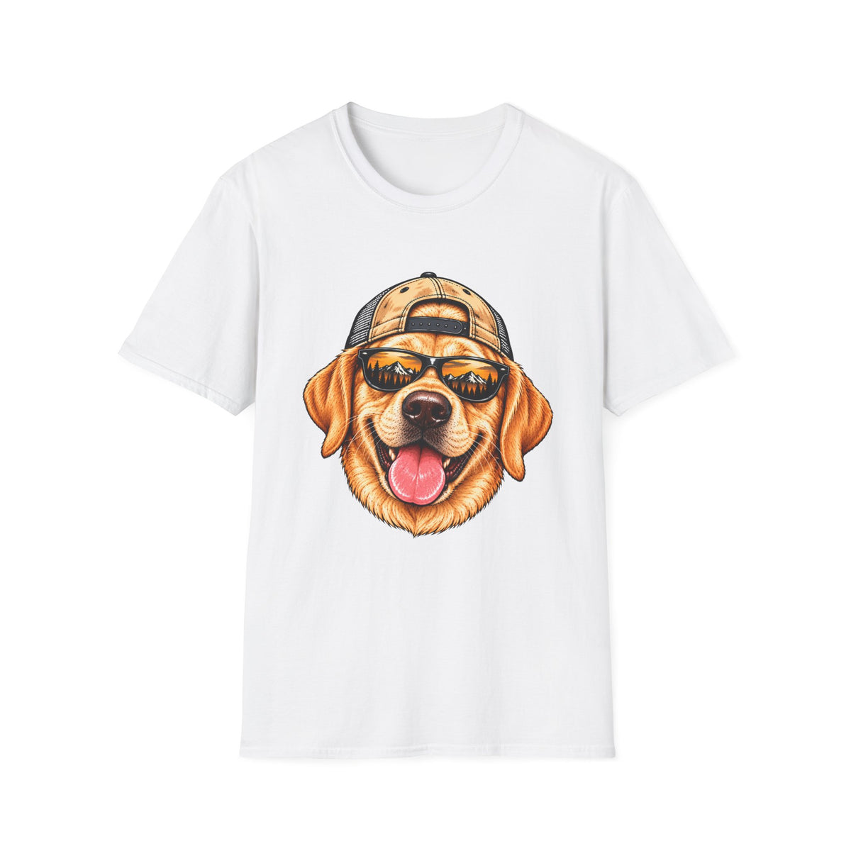 Yellow Lab Hat backwards T-Shirt