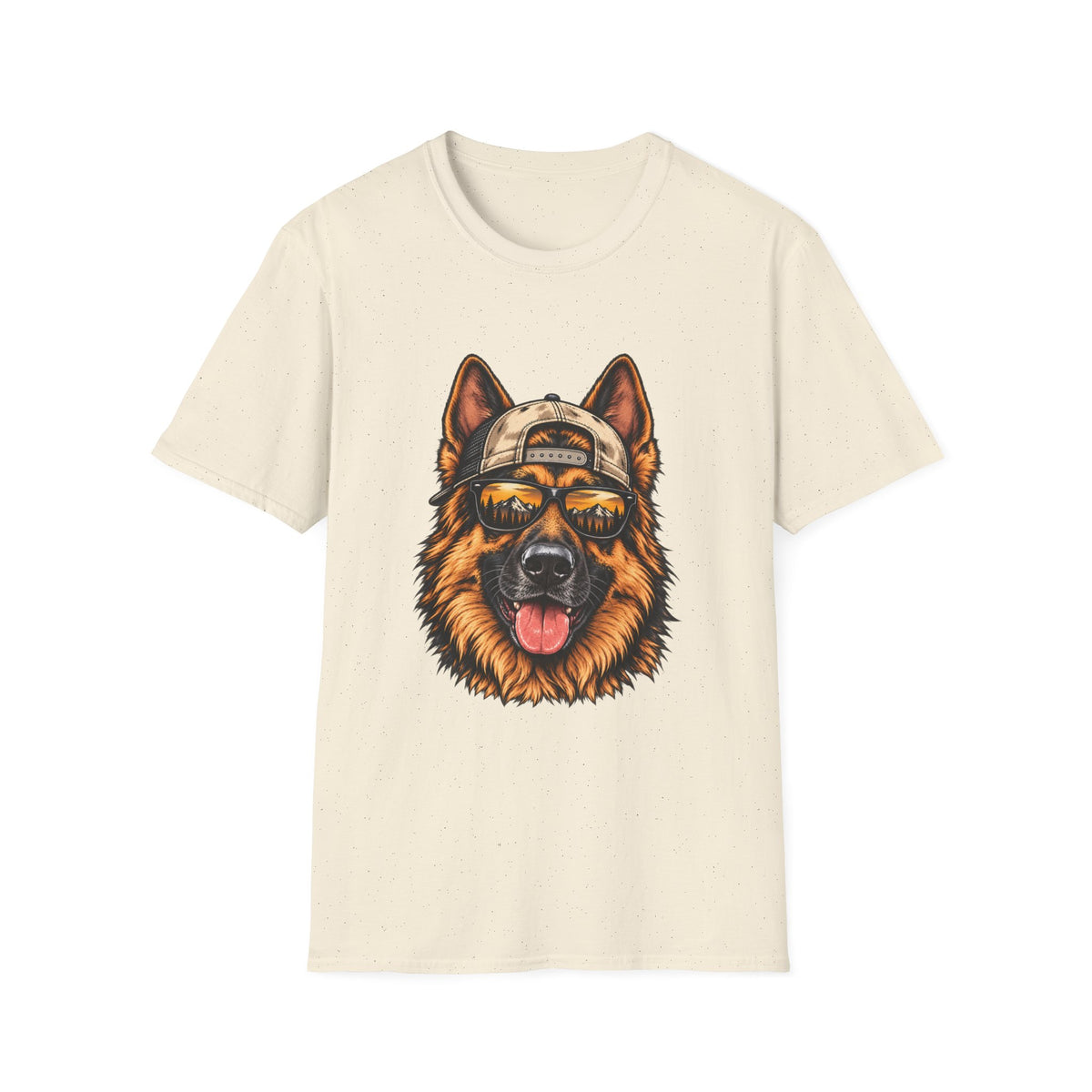German Shepherd Hat backwards T-Shirt