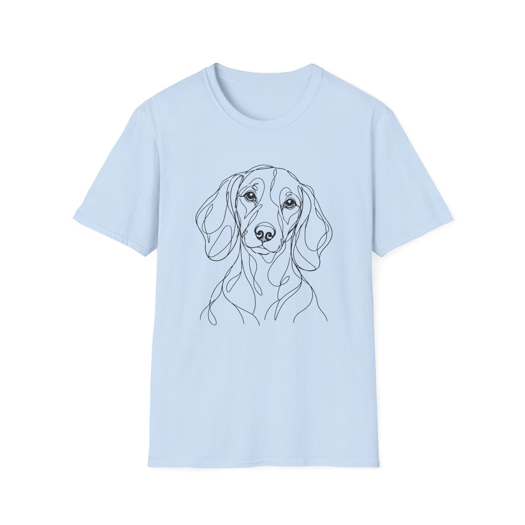 Dachshund Line art T-Shirt