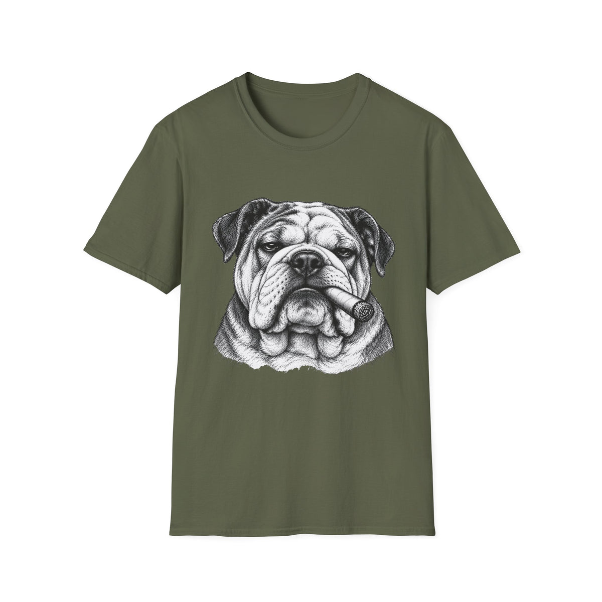 Bulldog with a Cigar T-Shirt