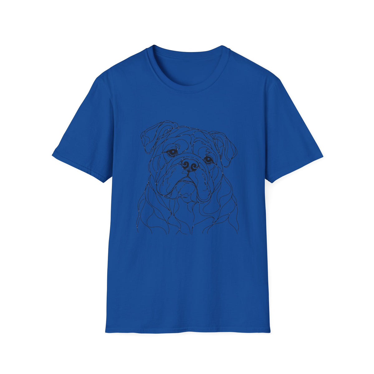 English Bulldog Line art T-Shirt