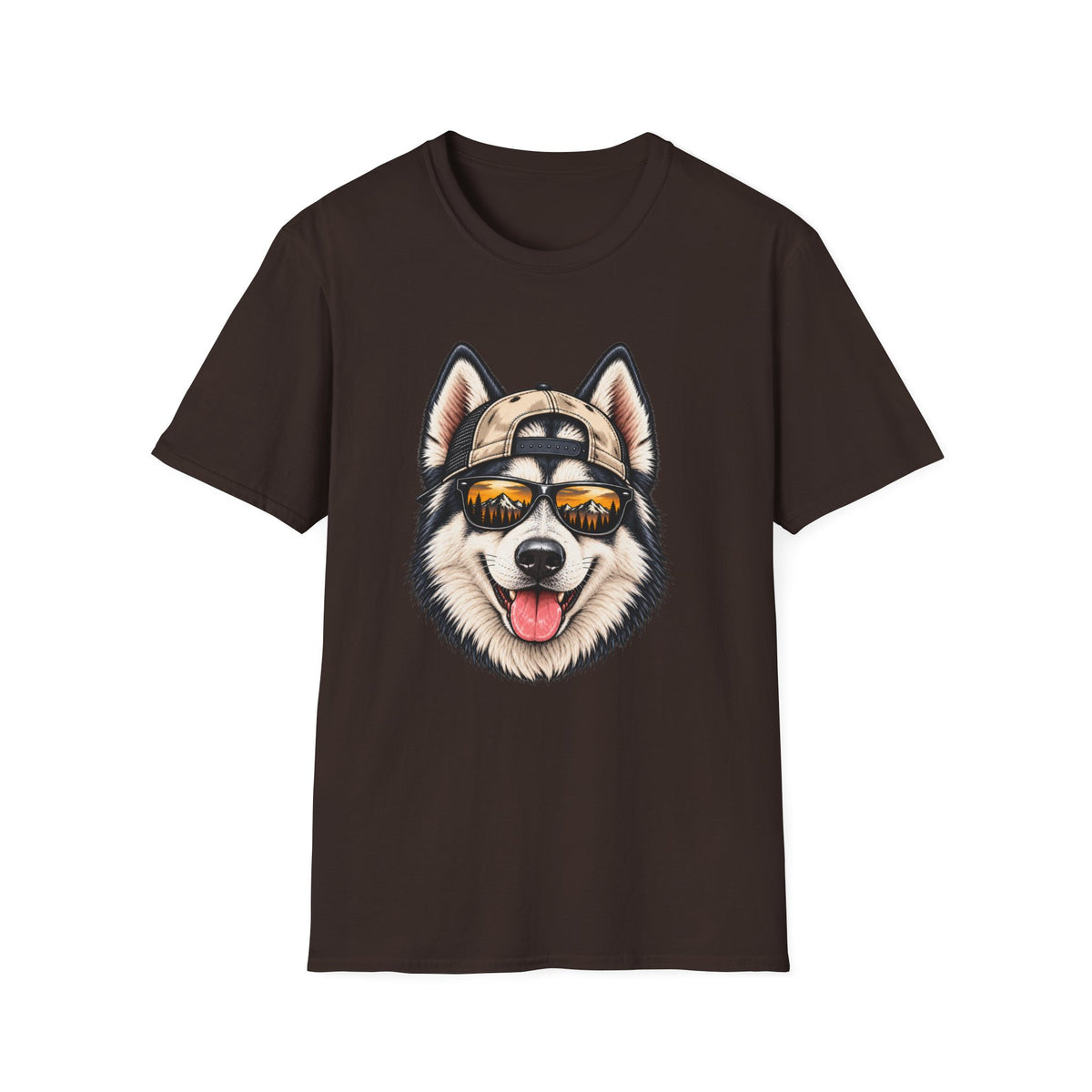 Husky Hat backwards T-Shirt