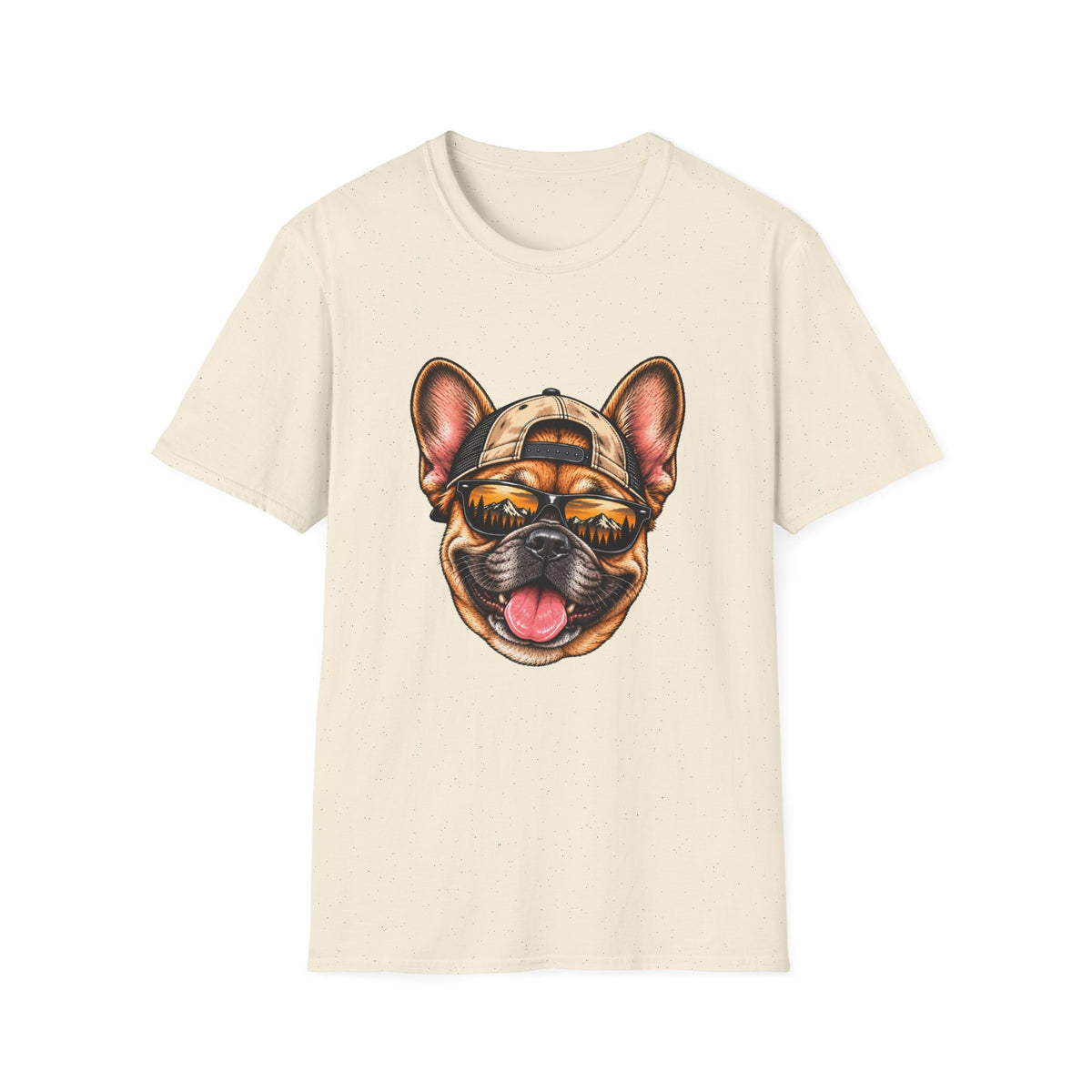 French Bulldog Hat backwards T-Shirt