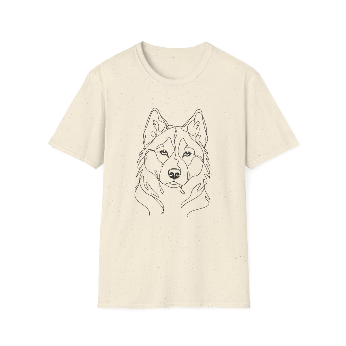 Husky Line art T-Shirt