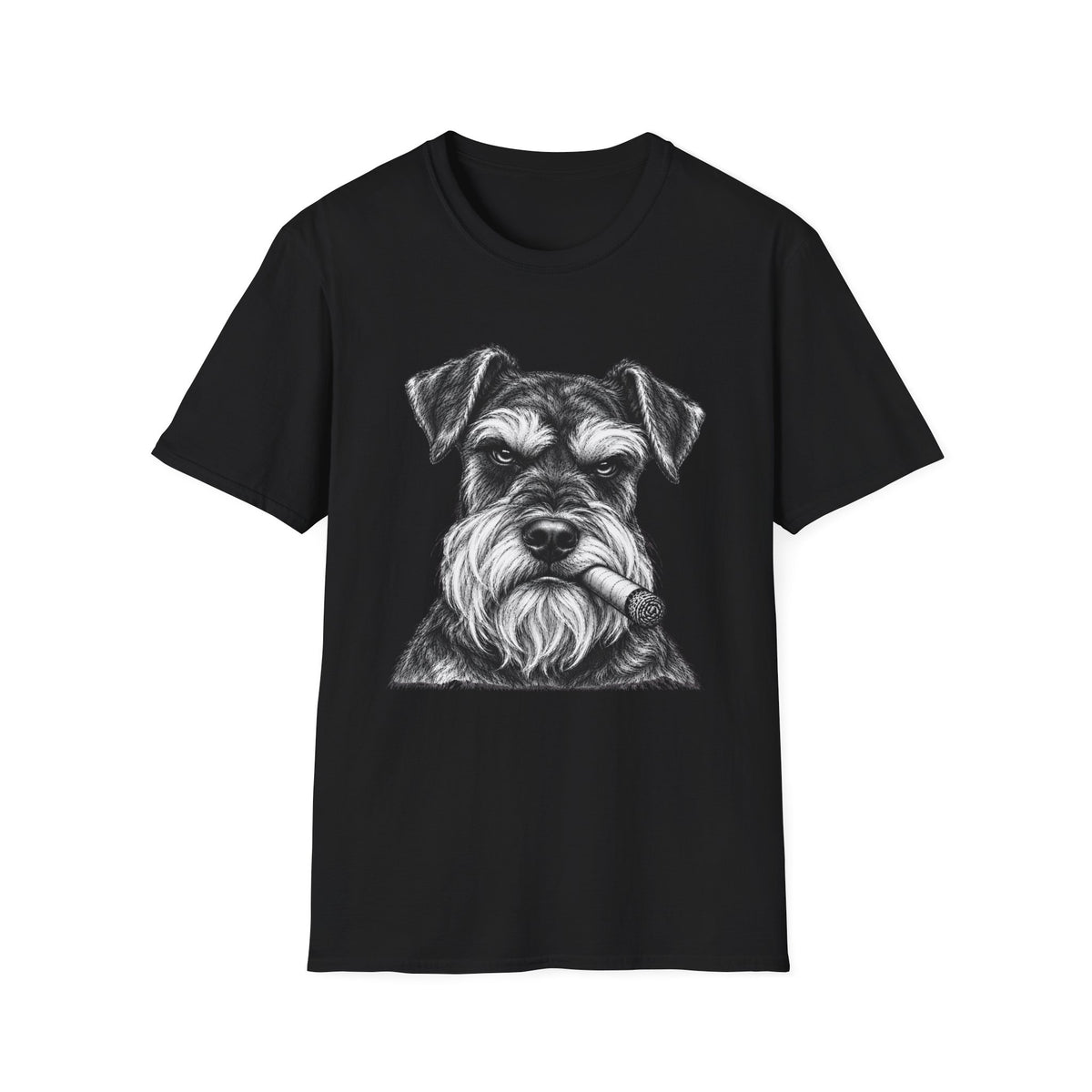 Schnauzer with a Cigar T-Shirt