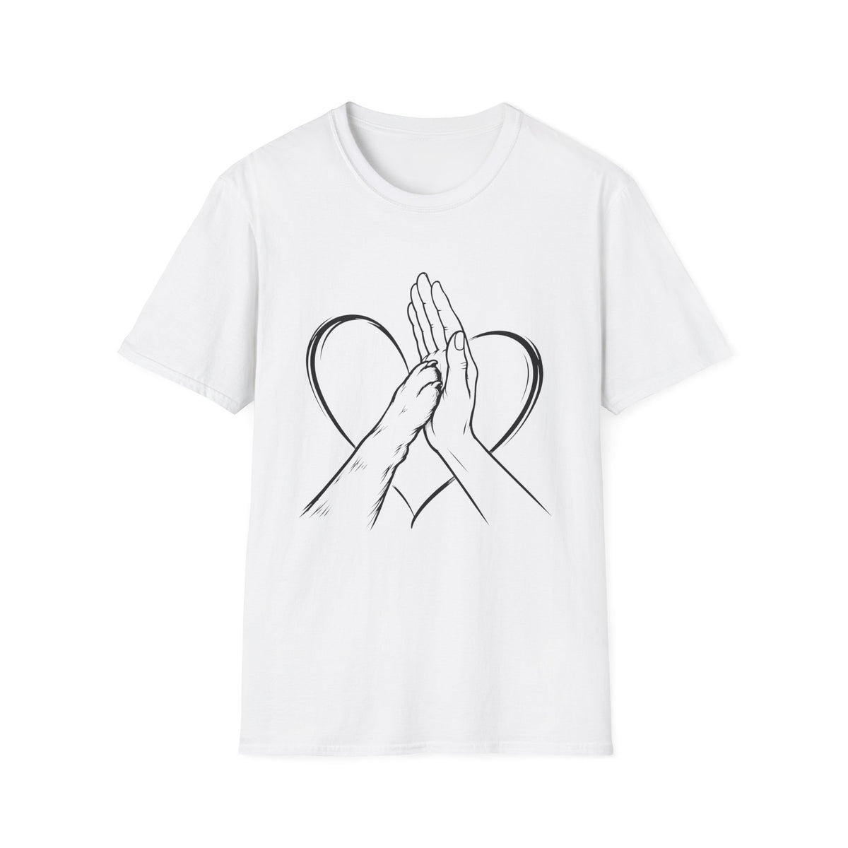 Paw touching Hand T-Shirt