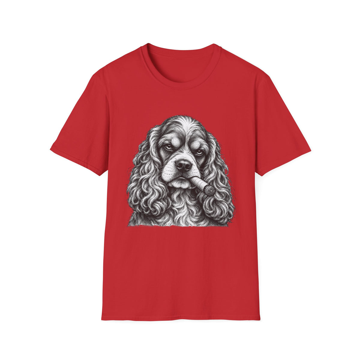 Cocker Spaniel with a Cigar T-Shirt