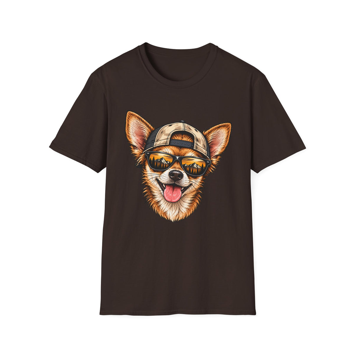 Chihuahua Hat backwards T-Shirt